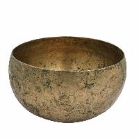 [old] Buddhist Hand Beaten [kopre] Singing Bowl, With [antique] Finishing