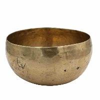 [old] Buddhist Hand Beaten [kopre] Singing Bowl, With [antique] Finishing