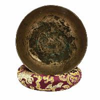 [old], Buddhist Hand Beaten [kopre] Singing Bowl, With [antique] Finishing