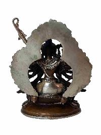 Statue Of Chundi [silver And Chocolate Oxidized], [cundi, Chandi]