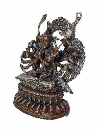 Statue Of Chundi [silver And Chocolate Oxidized], [cundi, Chandi]