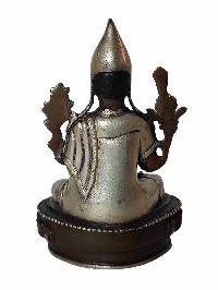 Buddhist Handmade Statue Of [tsongkhapa], [chocolate Oxidized]