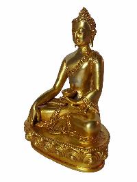 Buddhist Statue Of [shakyamuni Buddha], Full Gold Plated