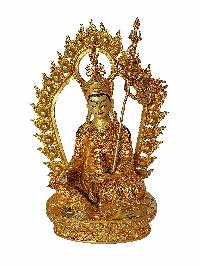 Buddhist Statue Of Aparimita [full Fire Gold Plated], [face Painted], Amitayus, Chepame