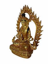 Buddhist Statue Of [aparimita], [full Gold Plated], Amitayus, Chepame