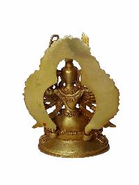 Buddhist Handmade Statue Of Chundi, [full Gold Plated], [cundi, Chandi]