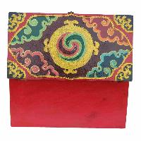 [traditional Tibetan], Ritual Jeweler And Ritual Item Box, [painted] With [dragon] Design