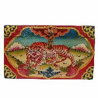 [traditional Tibetan], Ritual Jeweler And Ritual Item Box, [painted], [tiger] Design