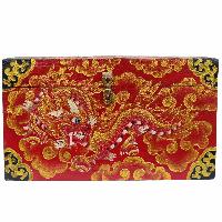 [traditional Tibetan], Ritual Jeweler And Ritual Item Box, [painted], [dragon] Design