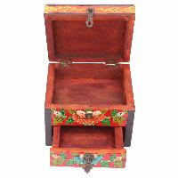 [traditional Tibetan], Ritual Jeweler And Ritual Item Box, [painted]