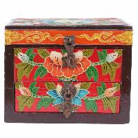 [traditional Tibetan], Ritual Jeweler And Ritual Item Box, [painted]