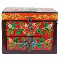 [traditional Tibetan], Ritual Jeweler And Ritual Item Box, [painted]