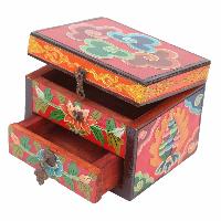 [traditional Tibetan], Ritual Jeweler And Ritual Item Box, [painted]