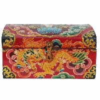 [traditional Tibetan], Ritual Jeweler And Ritual Item Box, [painted]