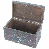 [traditional Tibetan], Ritual Jeweler And Ritual Item Box, [painted], [antique]