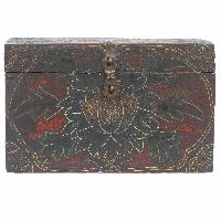 [traditional Tibetan], Ritual Jeweler And Ritual Item Box, [painted], [antique]