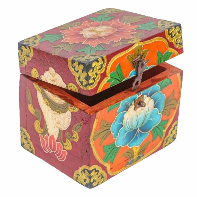 [traditional Tibetan], Ritual Jeweler And Ritual Item Box, [painted]