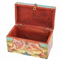 [traditional Tibetan], Ritual Jeweler And Ritual Item Box, [painted]