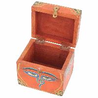 [traditional Tibetan], Ritual Jeweler And Ritual Item Box, [painted], Buddh Eye