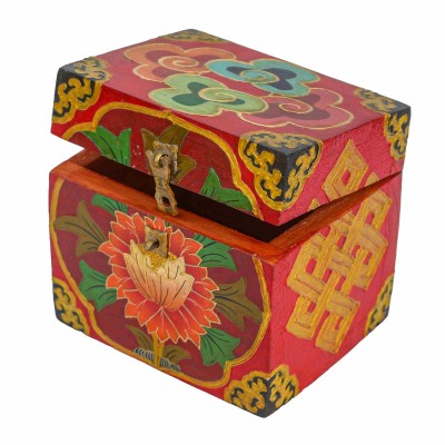 [traditional Tibetan], Ritual Jeweler And Ritual Item Box, [painted]