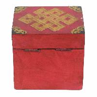 [traditional Tibetan], Ritual Jeweler And Ritual Item Box, [painted], Endless Knot