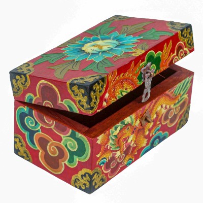 [traditional Tibetan], Ritual Jeweler And Ritual Item Box, [painted]