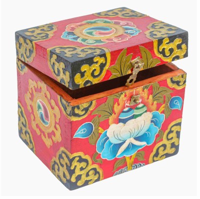 [traditional Tibetan], Ritual Jeweler And Ritual Item Box, [painted]