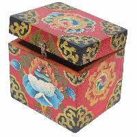 [traditional Tibetan], Ritual Jeweler And Ritual Item Box, [painted]