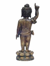 Buddhist Handmade Statue Of [siddhartha] Buddha, [oxidized, Antique Finishing], High Quality