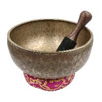 [old], Buddhist [real Antique] Hand Beaten [jambati] Singing Bowl