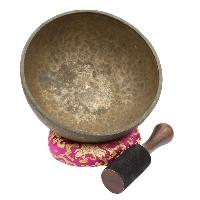 [old], Buddhist [real Antique] Hand Beaten [jambati] Singing Bowl