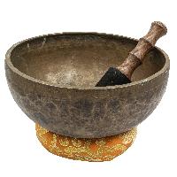 [old], Buddhist [real Antique] Hand Beaten [jambati] Singing Bowl