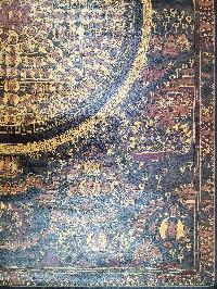 Buddhist Handmade Thangka Of Buddha Mandala Thangka, [oiled Thangka