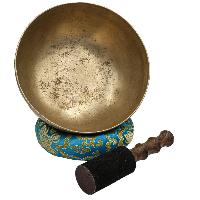 [old], Buddhist [real Antique] Hand Beaten [jambati] Singing Bowl