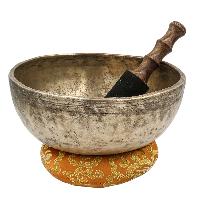 [old], Buddhist [real Antique] Hand Beaten [jambati] Singing Bowl