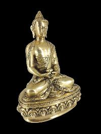 Buddhist Handmade Statue Of Amitabha Buddha, [bronze Finishing]