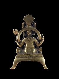 Buddhist Handmade Statue Of Ganesh, [bronze Finishing]