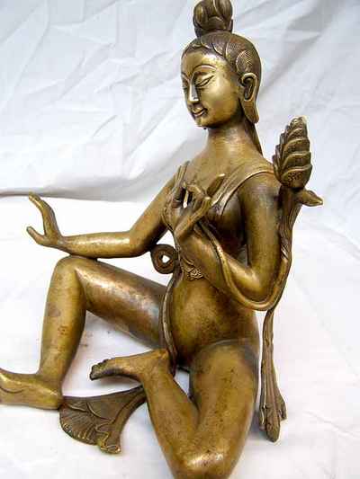 Green Tara Statue, [sold]