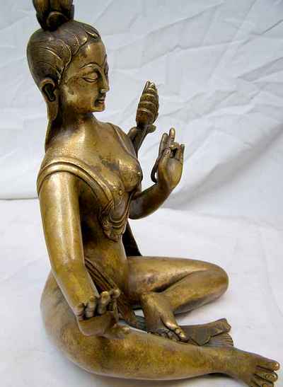 Green Tara Statue, [sold]