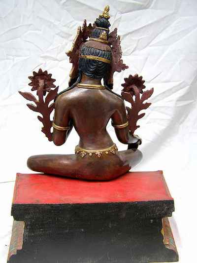 Green Tara Statue, [sold]