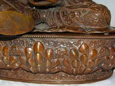 Padmasambhava Statue, [chocolate Oxidized], [sold]