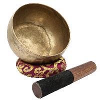 [old], Buddhist [real Antique] Hand Beaten [kopre] Singing Bowl