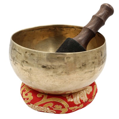 [old], Buddhist [real Antique] Hand Beaten [kopre] Singing Bowl