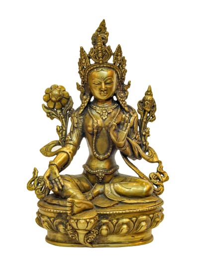 [master Quality] Buddhist Handmade Statue Of Green Tara