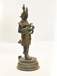 [old], Buddhist Handmade Statue Of Standing Tara, [antique], Old Stock