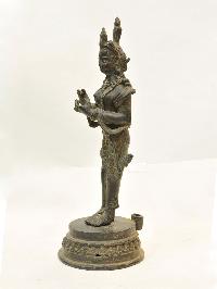 [old], Buddhist Handmade Statue Of Standing Tara, [antique], Old Stock