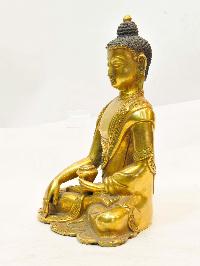 Buddhist Handmade Statue Of Shakyamuni Buddha, [full Gold Plated]