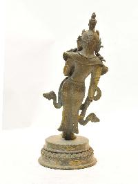 Buddhist Handmade Statue Of Standing Tara, [antique]