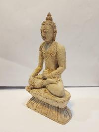 Buddhist Handmade Wooden Statue Of Shakyamuni Buddha, [camphor Wood]