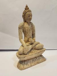 Buddhist Handmade Wooden Statue Of Shakyamuni Buddha, [camphor Wood]